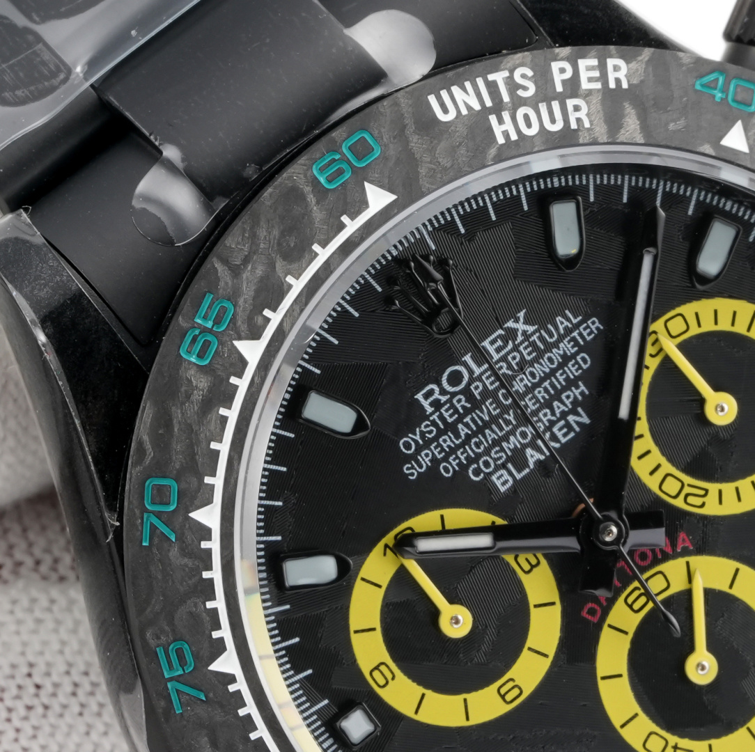 Rolex Daytona 40mm Black / Silver - watch1206 - Image 4