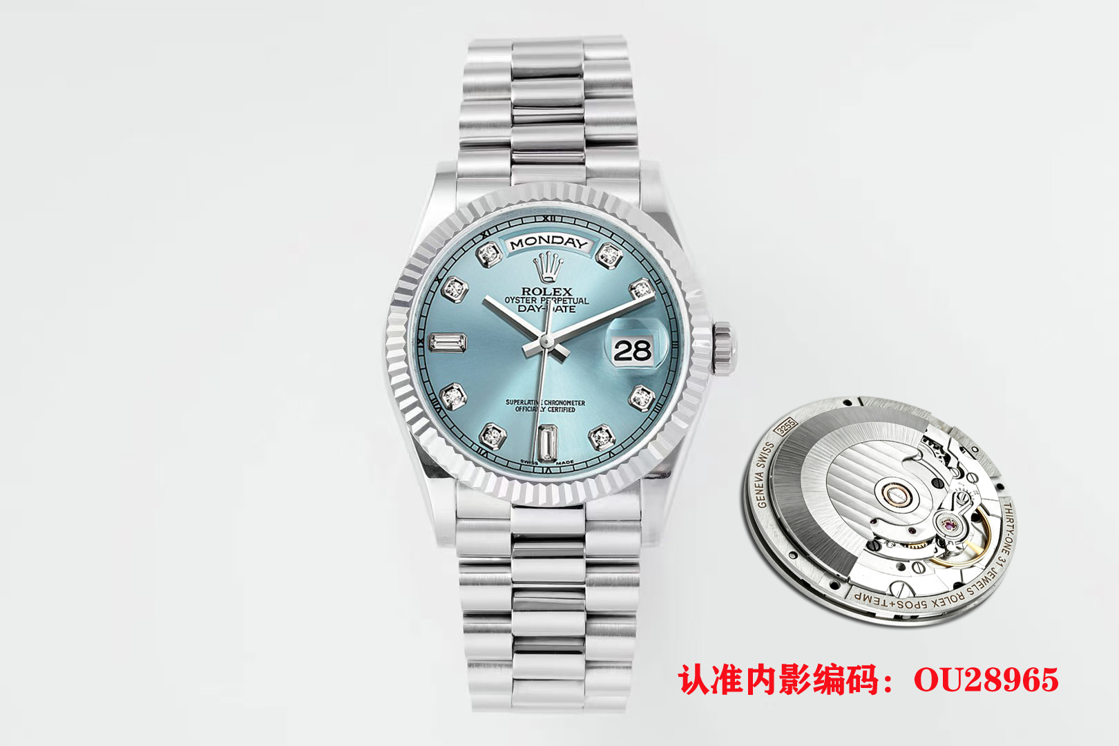 Rolex Day-Date 36mm Silver - watch1219 - Image 4