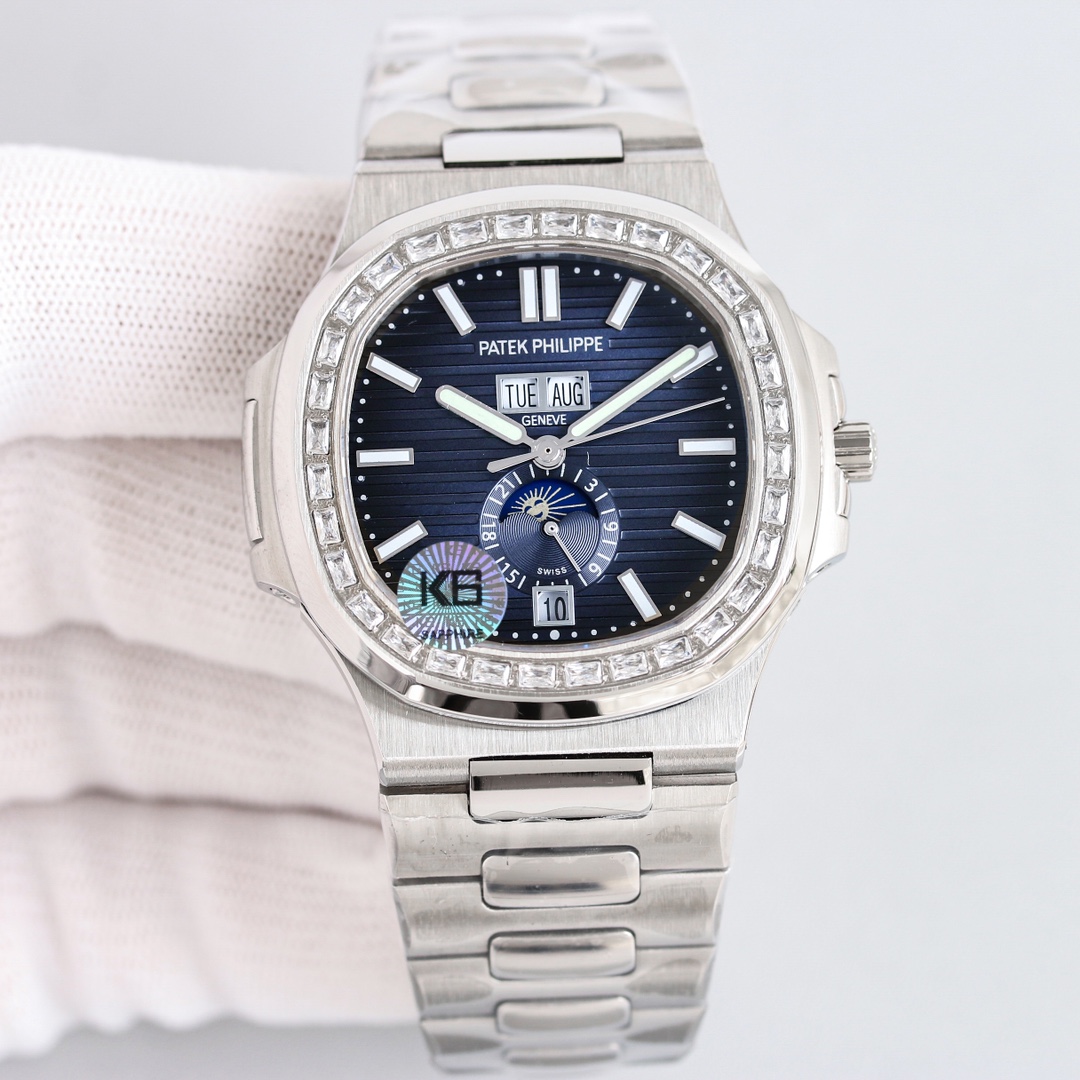 Patek Philippe Nautilus White - watch1223 - Image 4