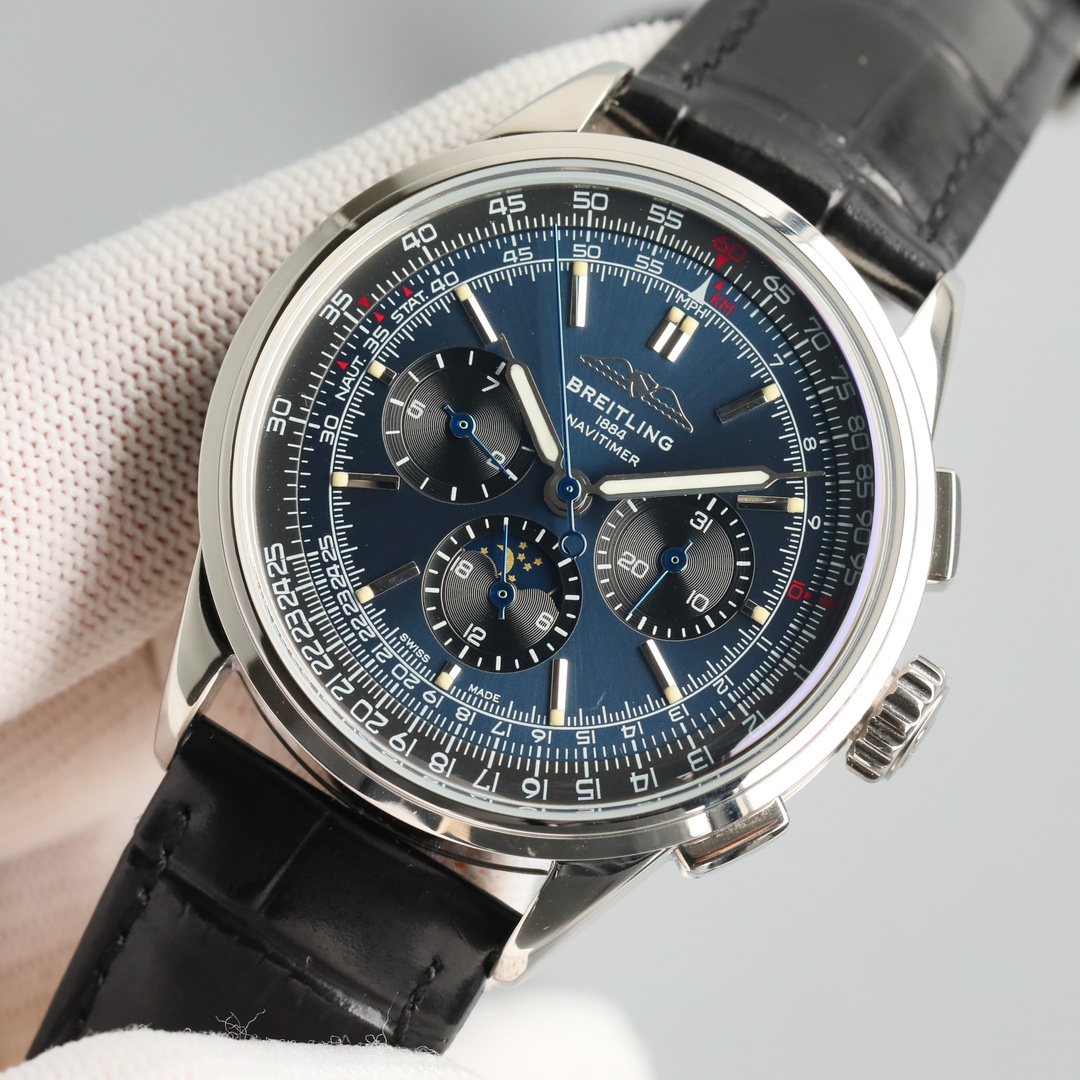 Breitling Watch 42mm White / Rose Gold - watch1230 - Image 4