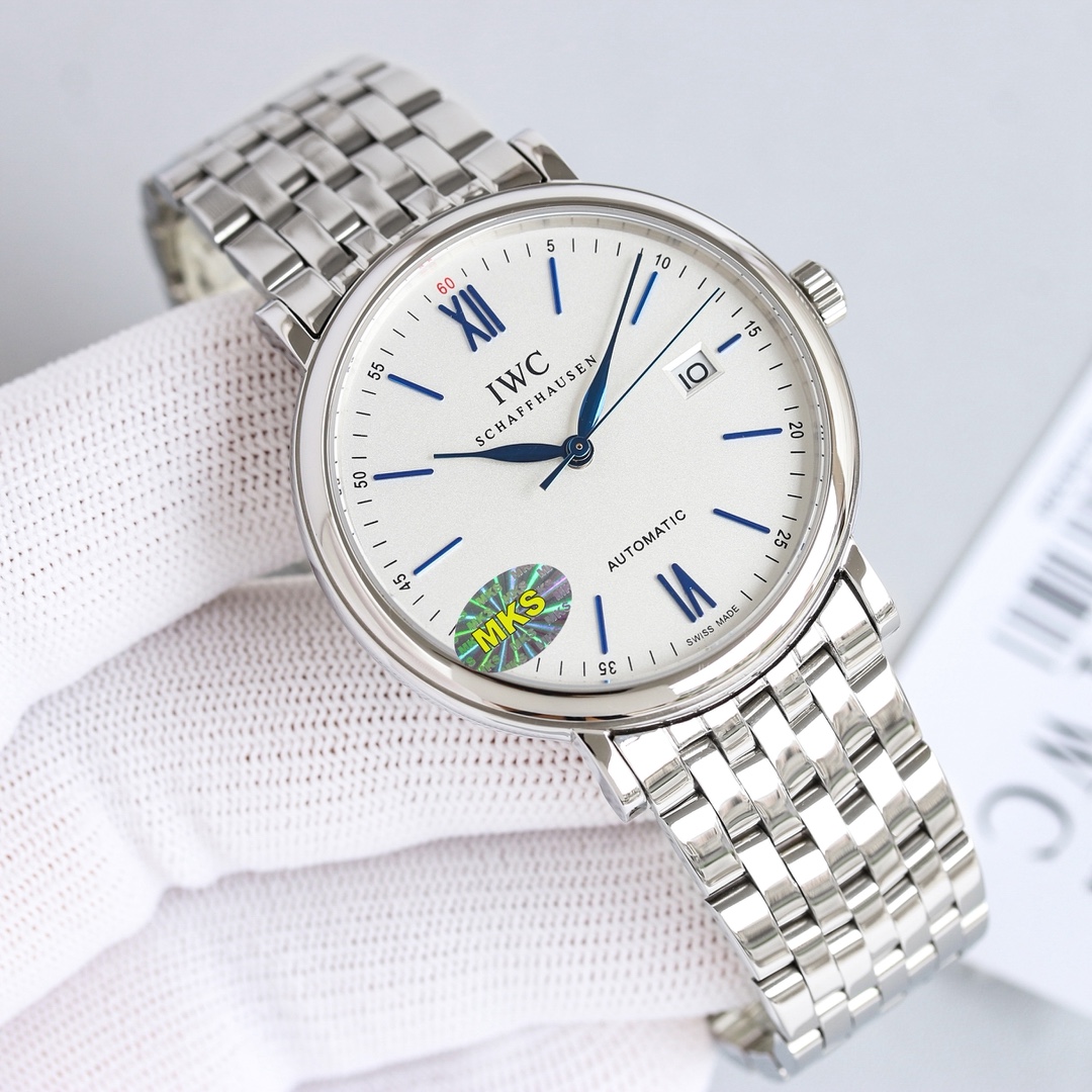 IWC Watch 40mm Blue / Gold - watch1241 - Image 4
