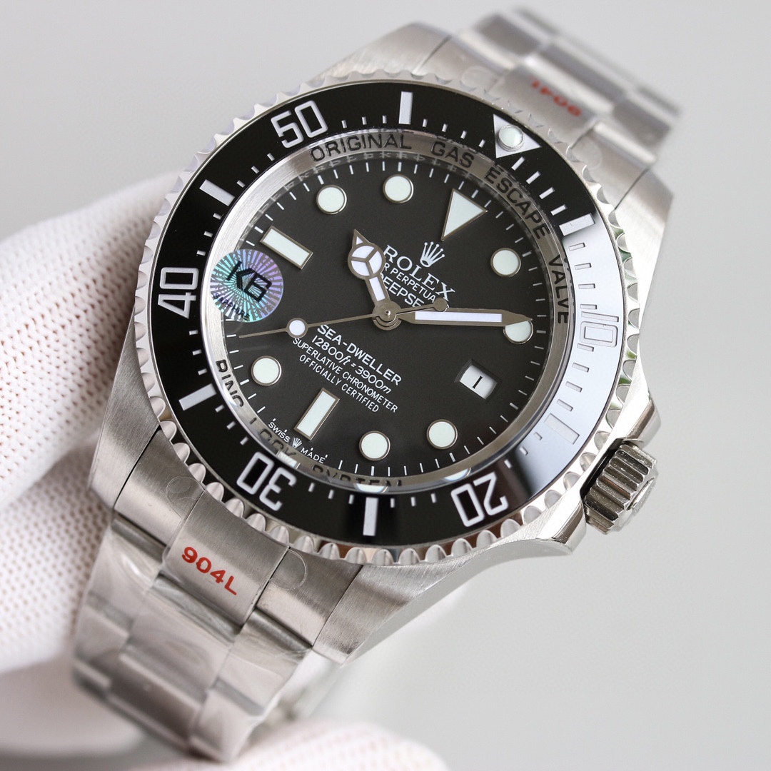 Rolex Watch 44mm Blue / Silver - watch1246 - Image 4
