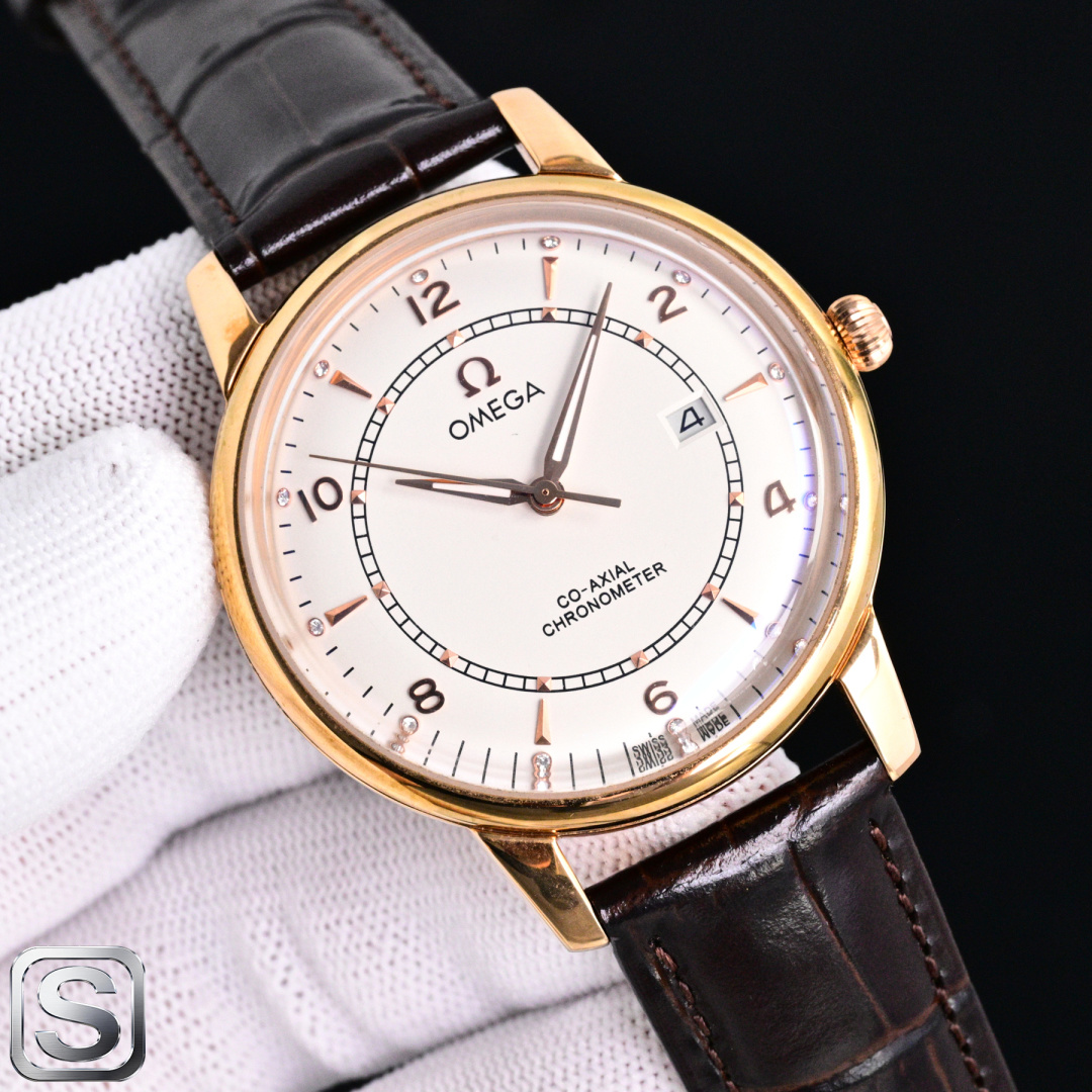 Classic Watch 42mm White / Gold - watch1253 - Image 4