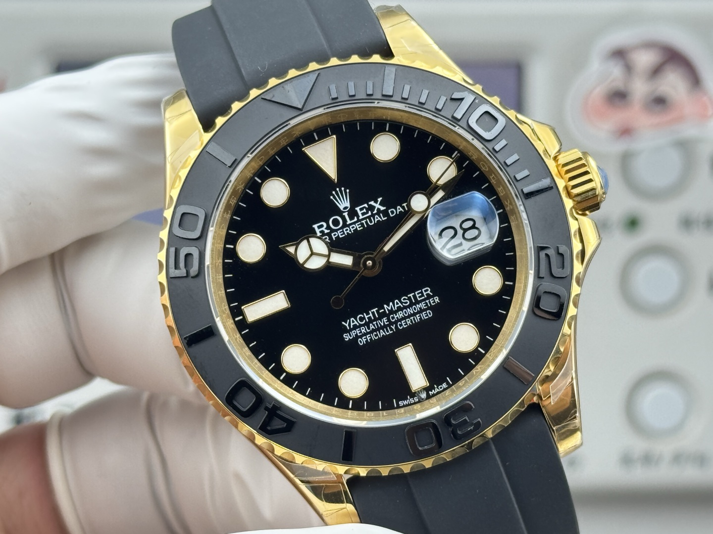 Classic Watch 42mm Gold / Silver - watch1263 - Image 4