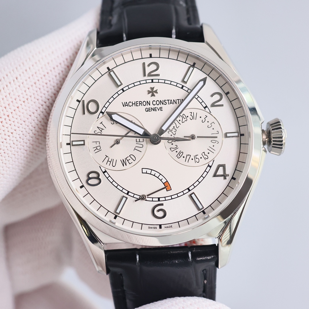 Vacheron Constantin Watch White / Rose Gold - watch1310 - Image 4