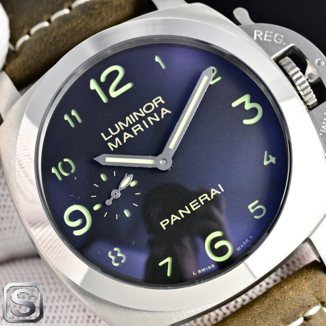 Panerai Luminor 44mm White / Rose Gold - watch1319 - Image 4
