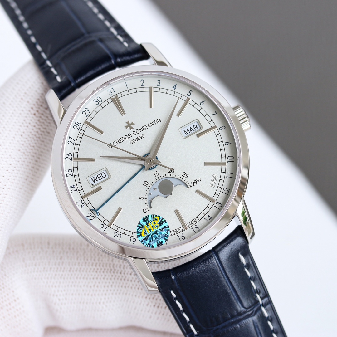 Vacheron Constantin Watch 41mm Black / White - watch1335 - Image 4