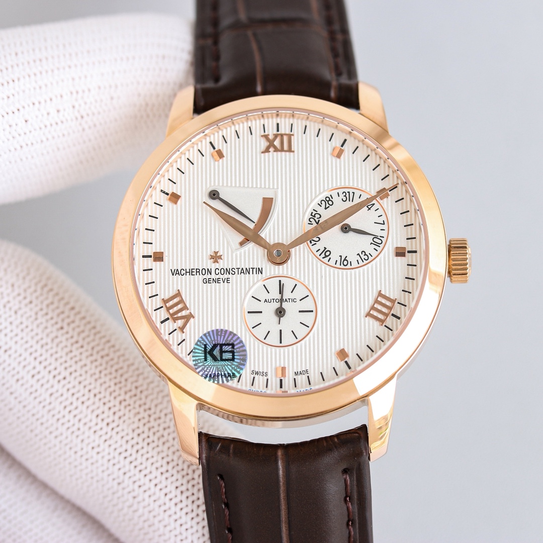 Vacheron Constantin Watch 40mm White / Gold - watch1346 - Image 4