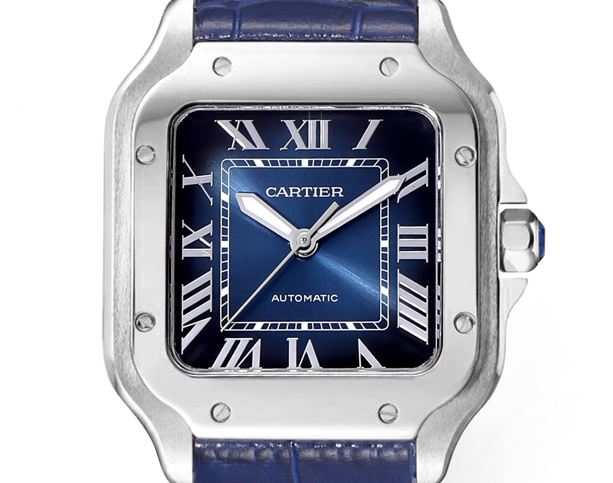 Cartier Santos 43.5mm White / Gold - watch1348 - Image 4
