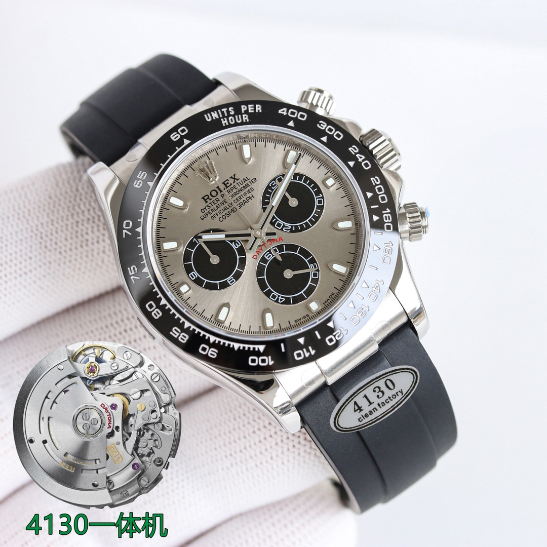 Rolex Daytona Black / White - watch1349 - Image 4