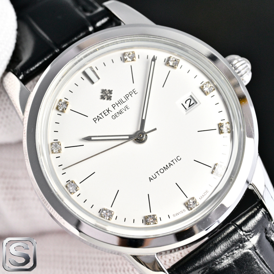 Patek Philippe Watch 40mm White - watch1390 - Image 4