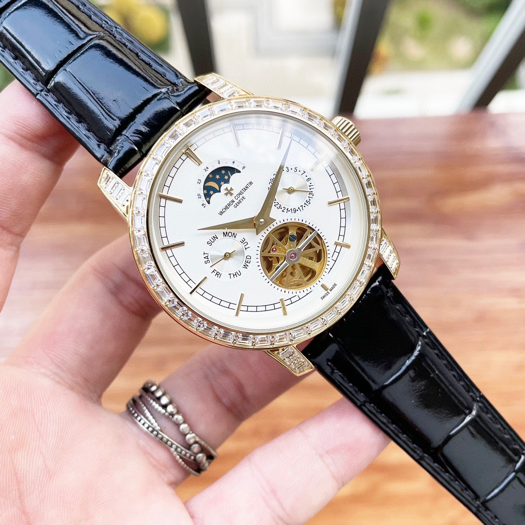 Vacheron Constantin Watch 44mm White / Silver - watch1407 - Image 4