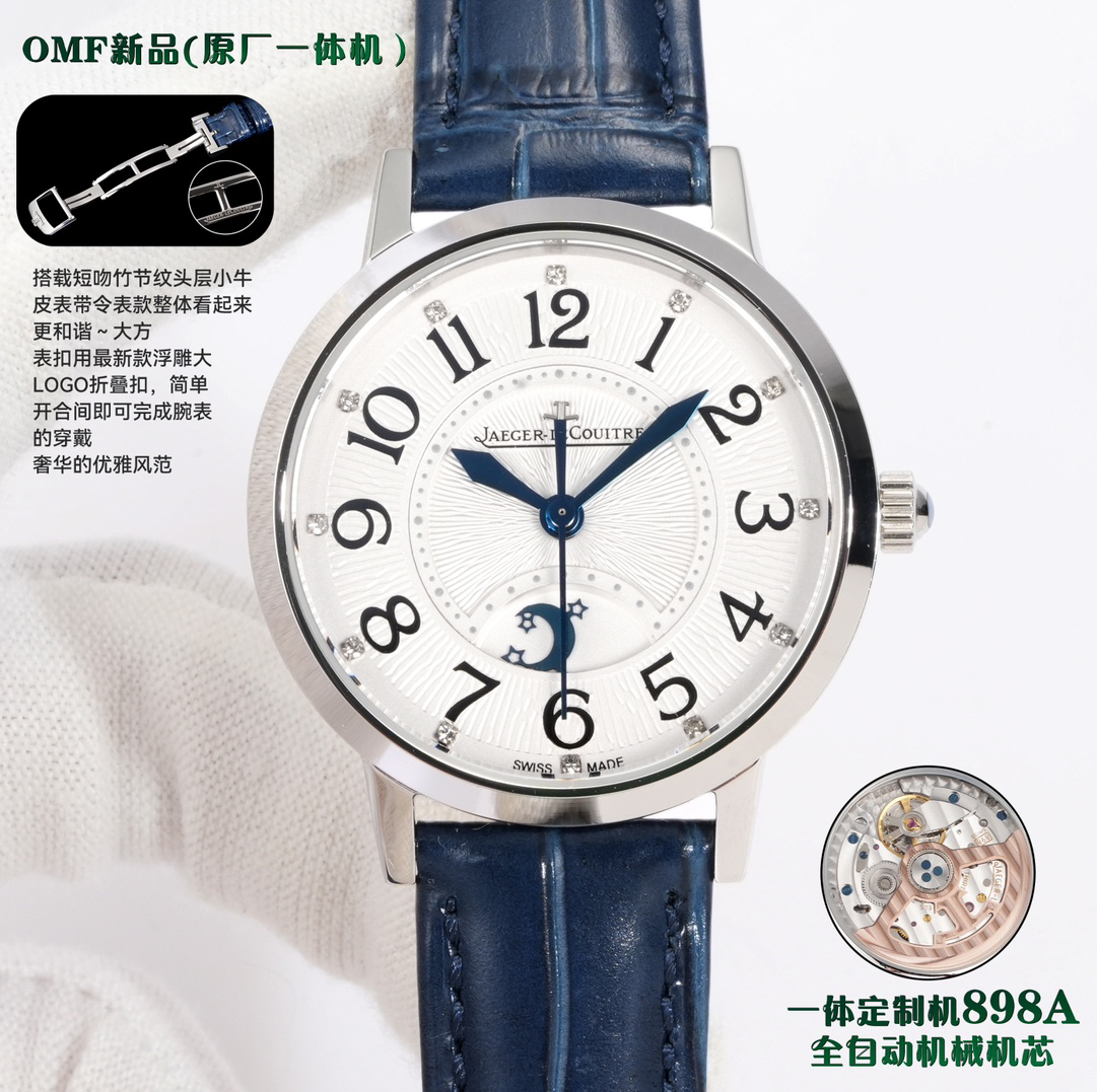 Jaeger-LeCoultre Watch 34mm White / Gold - watch1481 - Image 4