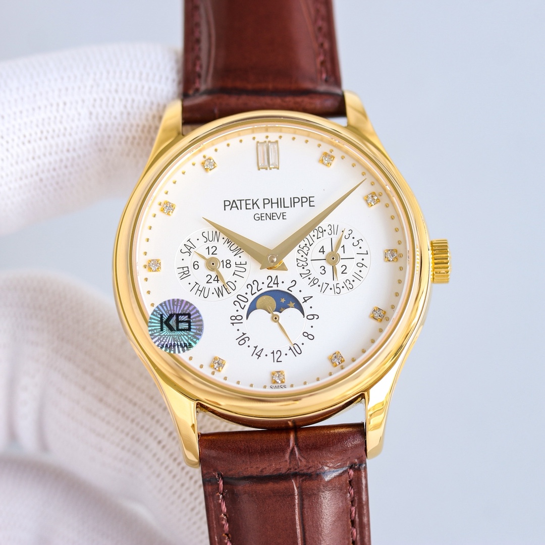 Classic Watch 39mm White / Gold - watch1492 - Image 4