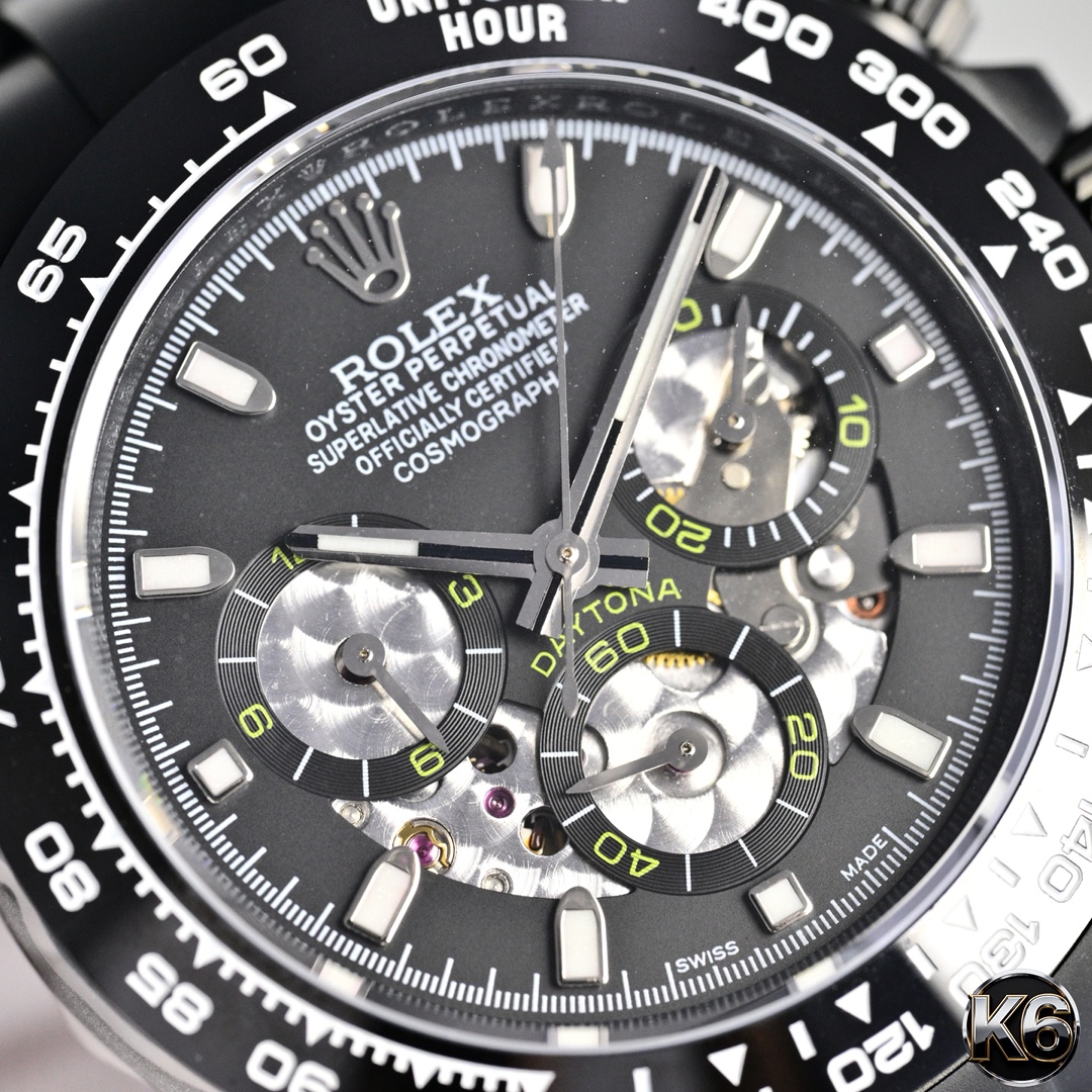 Rolex Daytona 40mm Black / Silver - watch1494 - Image 4