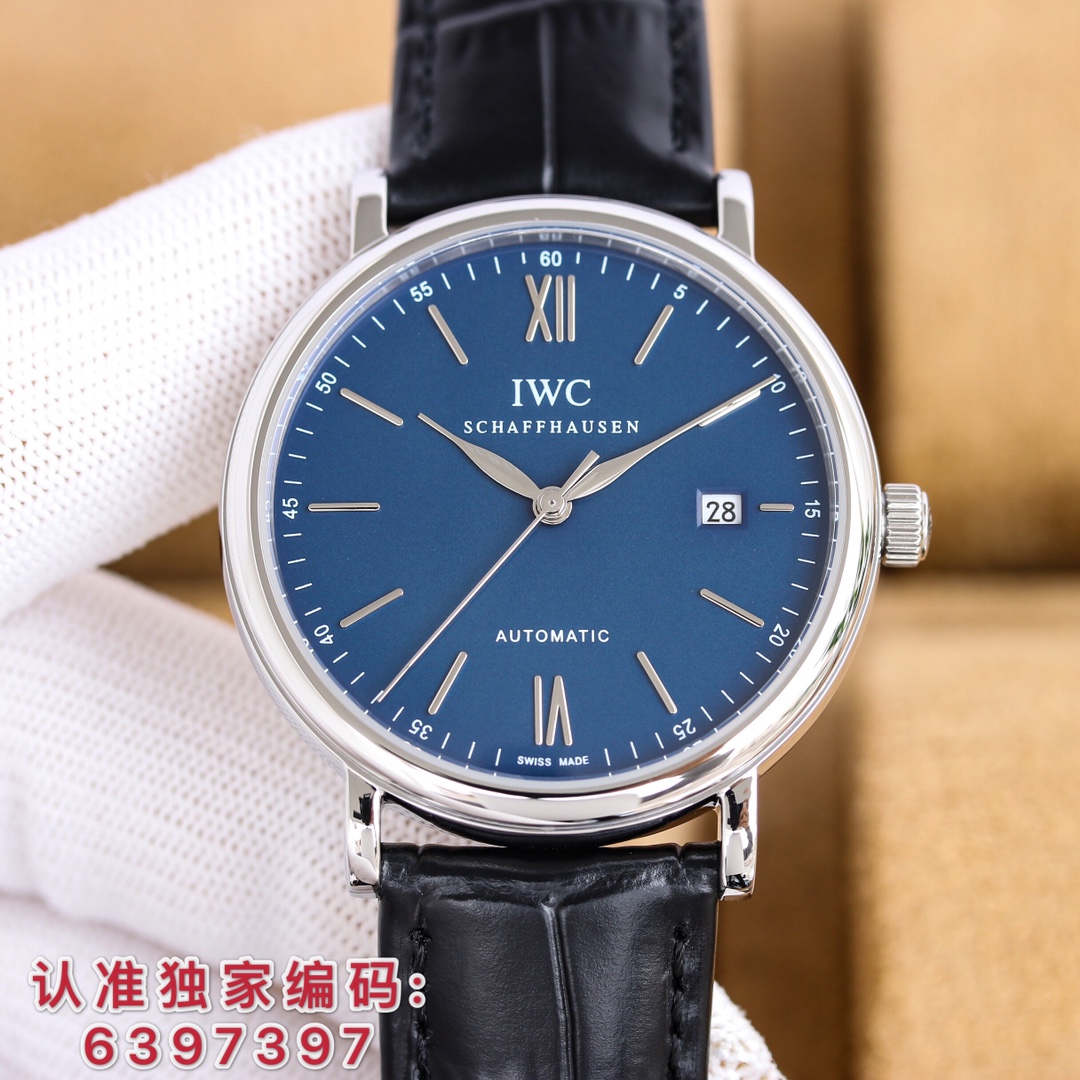 IWC Watch 40mm White / Blue - watch1511 - Image 4