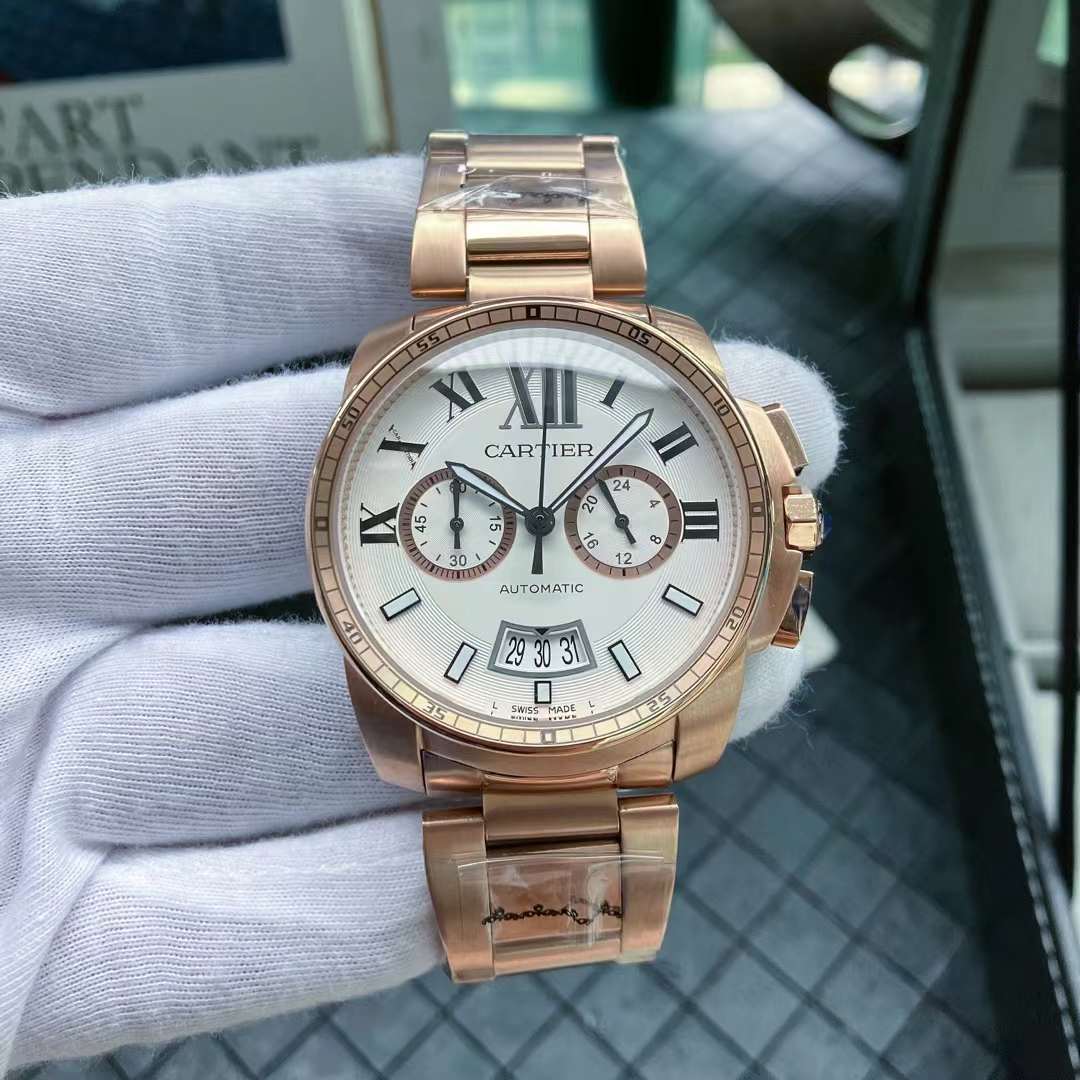 Cartier Watch Black / Silver - watch1516 - Image 4