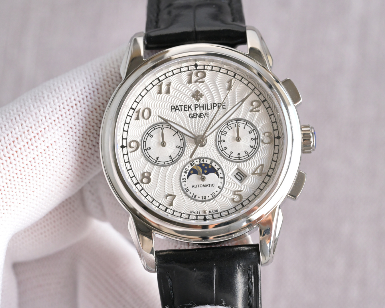 Patek Philippe Watch 40mm White / Gold - watch1523 - Image 4