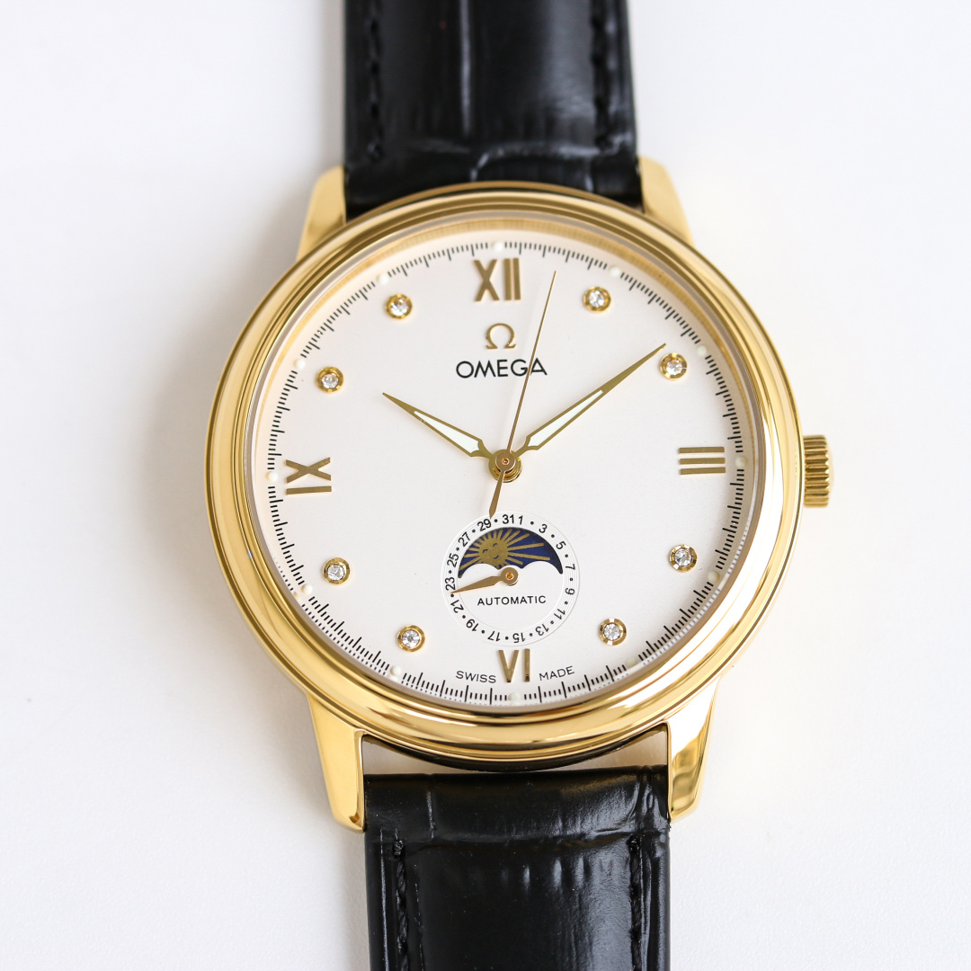Omega De Ville 40mm White / Gold - watch1529 - Image 4
