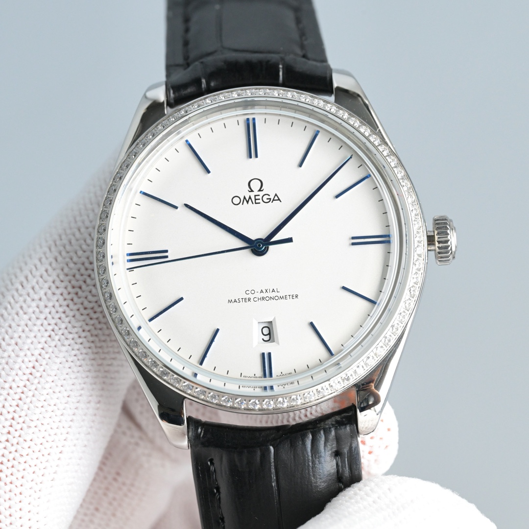 Classic Watch 40mm White / Blue - watch1566 - Image 4