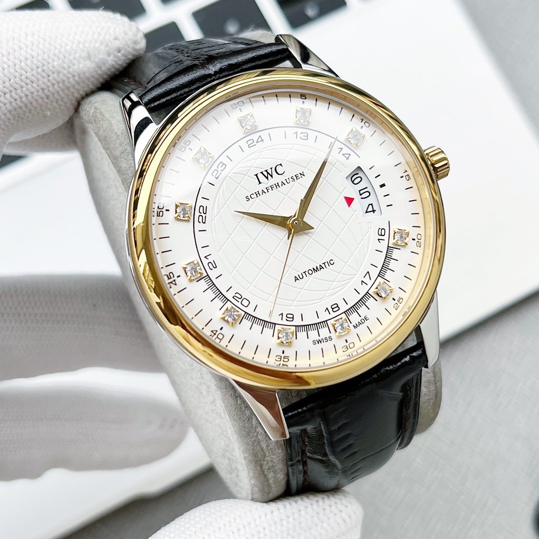 IWC Watch 40mm White / Silver - watch1576 - Image 4
