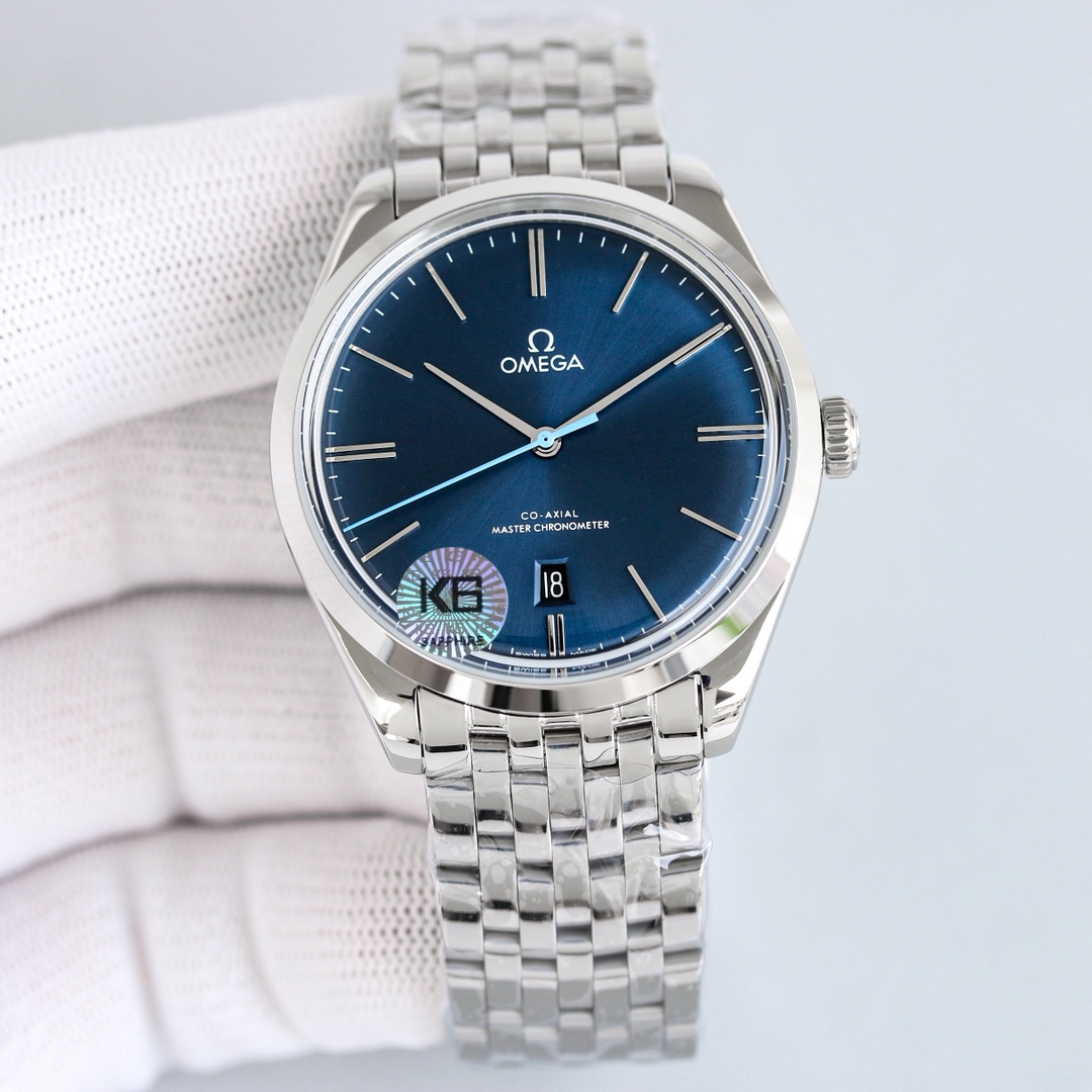 Classic Watch 40mm Blue / Silver - watch1589 - Image 4