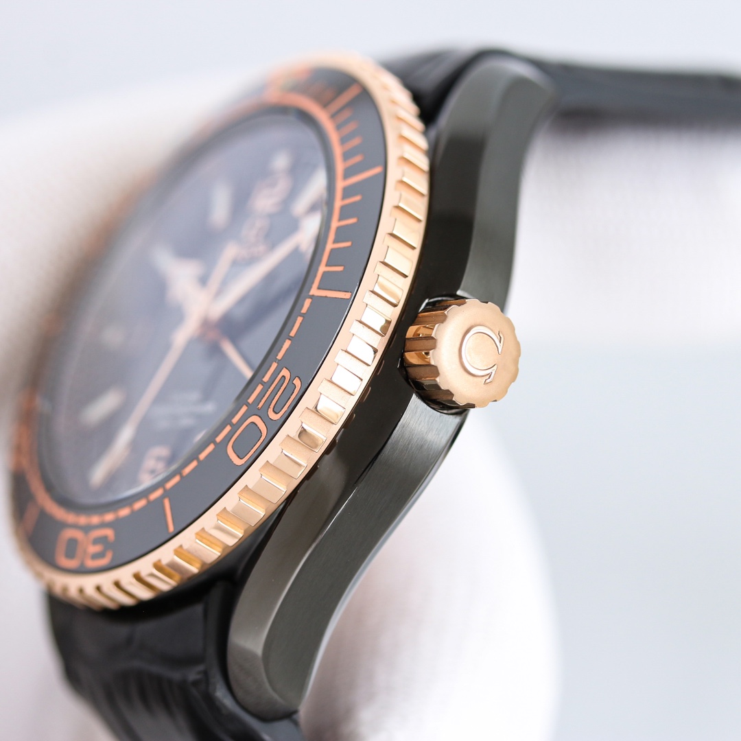 Omega Seamaster 45.5mm Black / Rose Gold - watch1708 - Image 4