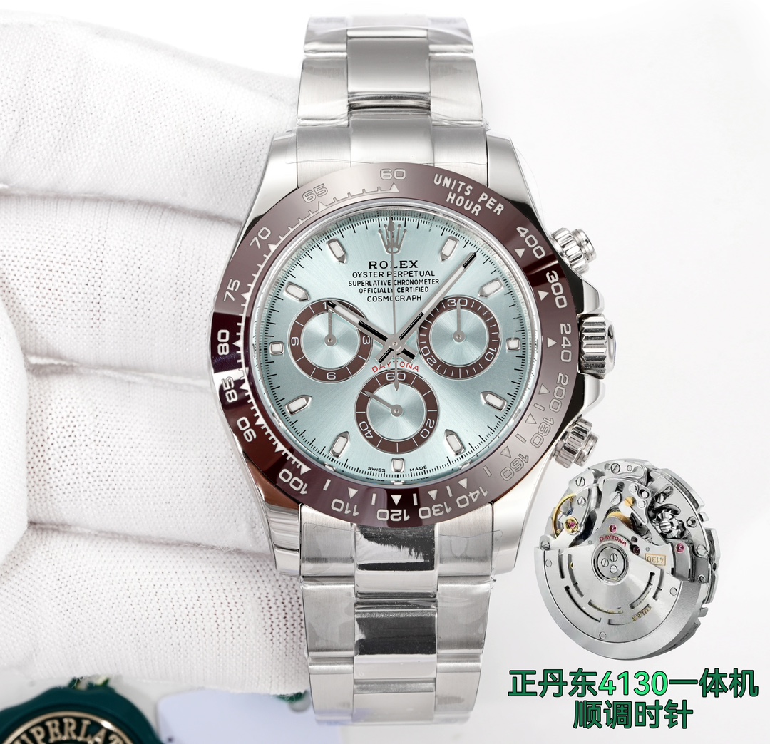 Rolex Daytona Black / White - watch1736 - Image 4