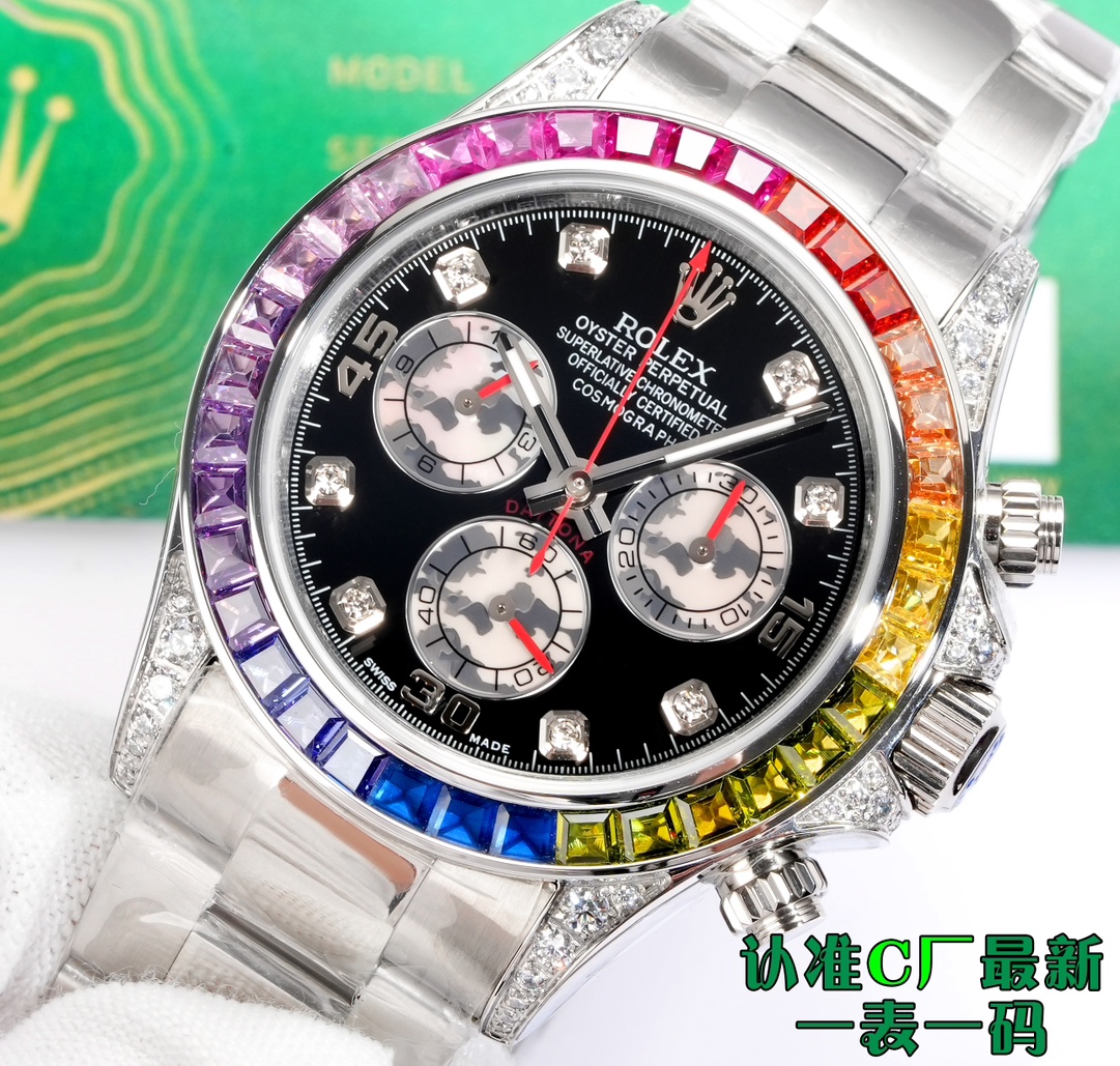 Rolex Daytona White / Gold - watch1738 - Image 4