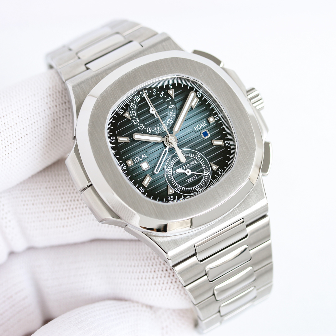 Patek Philippe Nautilus 40.5mm White / Gold - watch1757 - Image 4