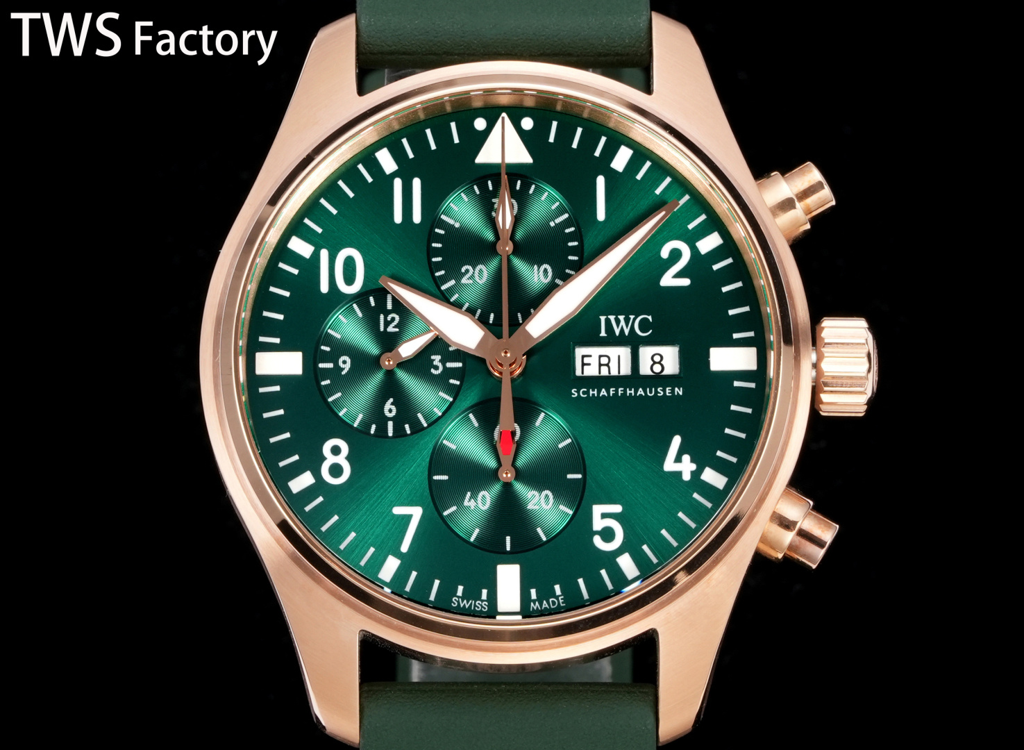 IWC Pilot Blue / Rose Gold - watch1807 - Image 4