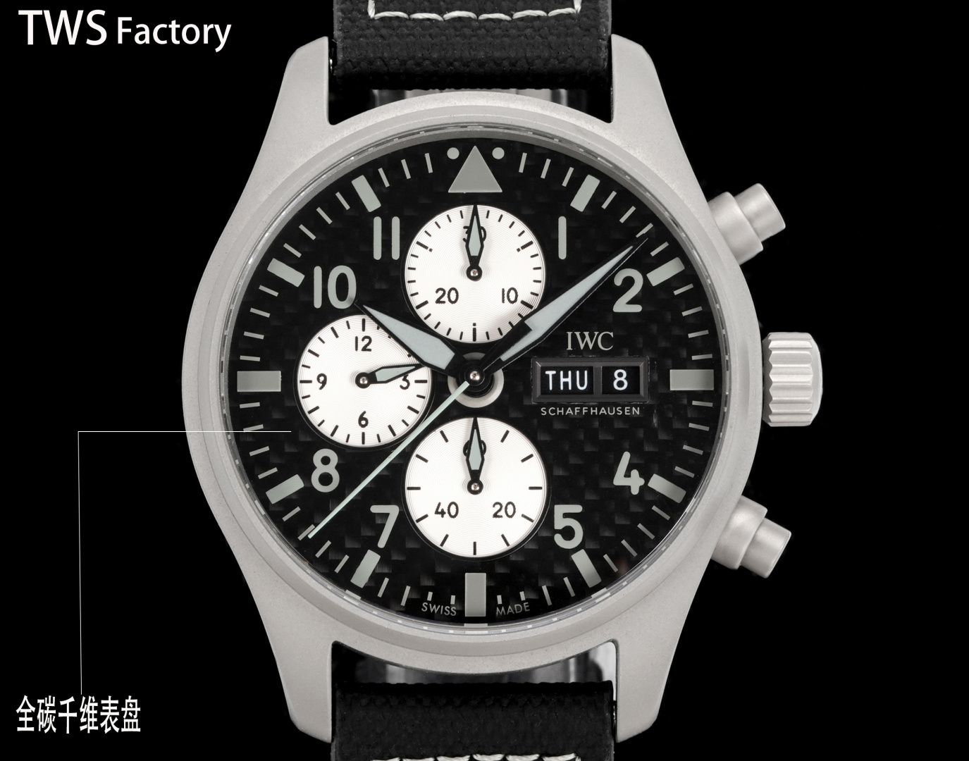IWC Pilot 43mm Gray - watch1810 - Image 4