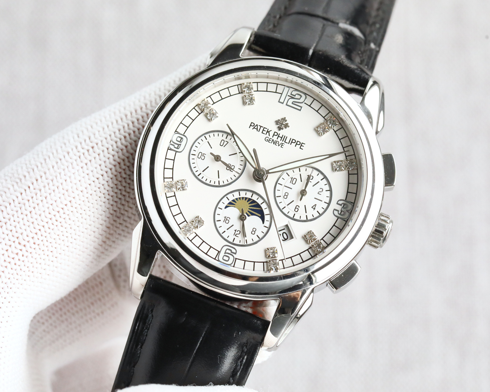 Patek Philippe Watch 40mm Silver - watch1836 - Image 4