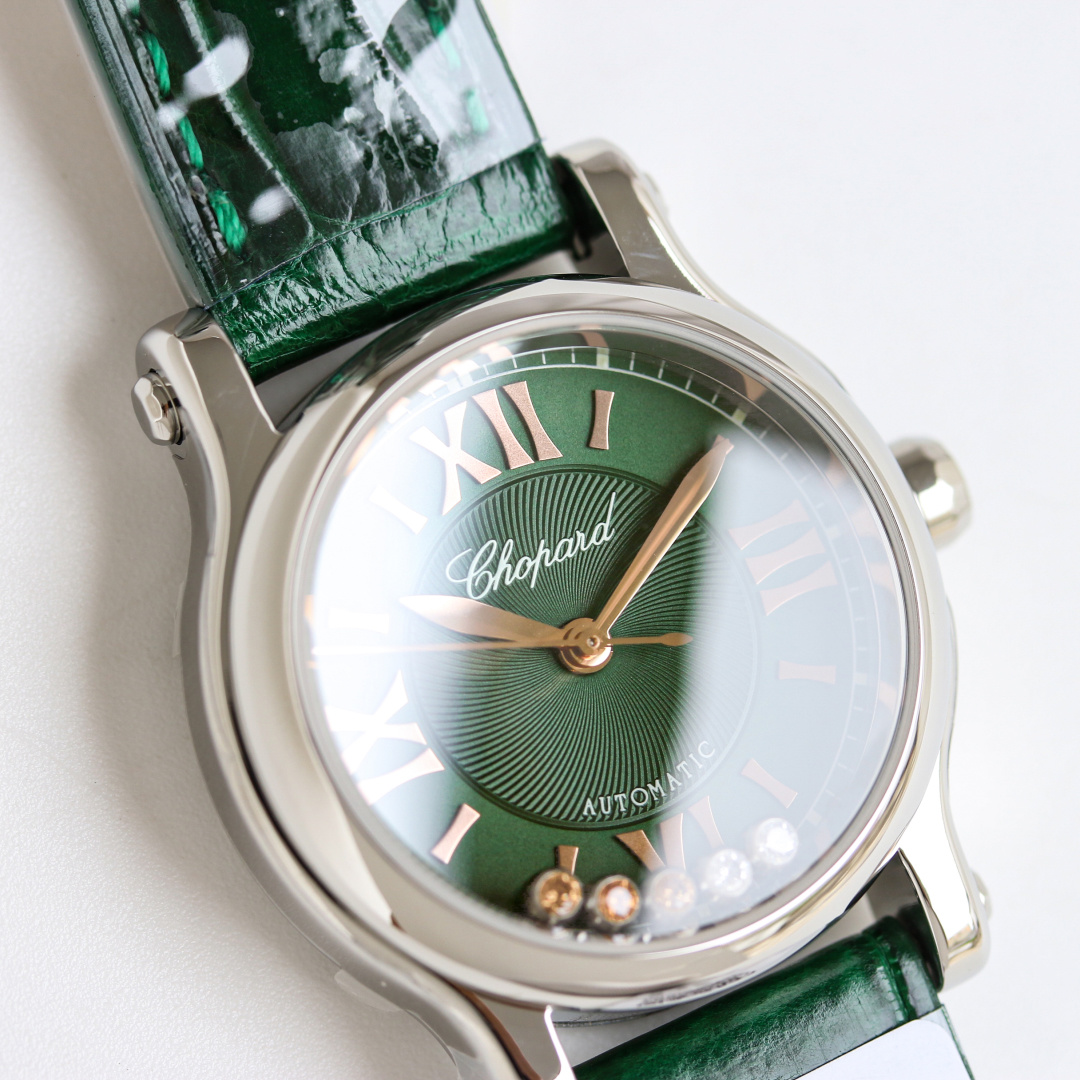 Classic Watch 30mm Green / Rose Gold - watch1842 - Image 4