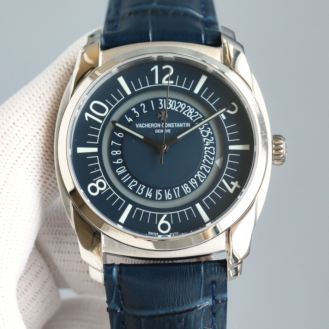 Vacheron Constantin Watch 41mm White / Rose Gold - watch1865 - Image 4