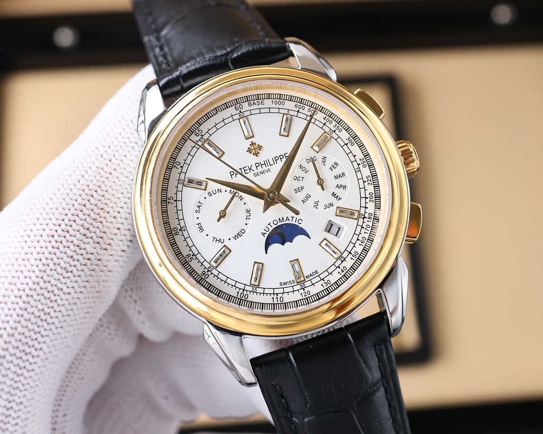 Patek Philippe Watch 42mm Silver - watch1932 - Image 4