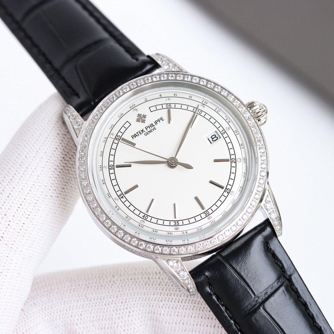 Patek Philippe Watch 40mm White / Gold - watch1944 - Image 4
