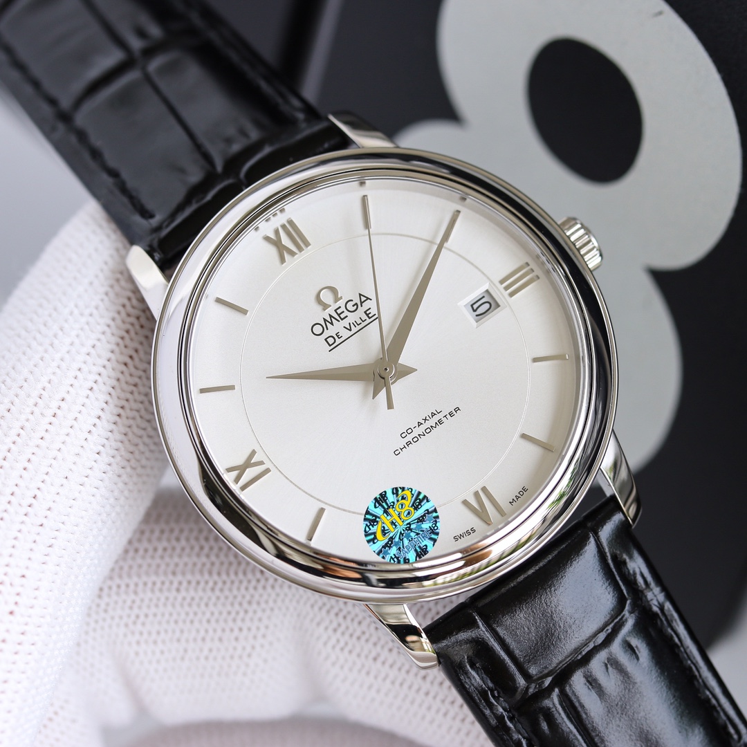Omega De Ville 39.5mm White / Gold - watch1949 - Image 4