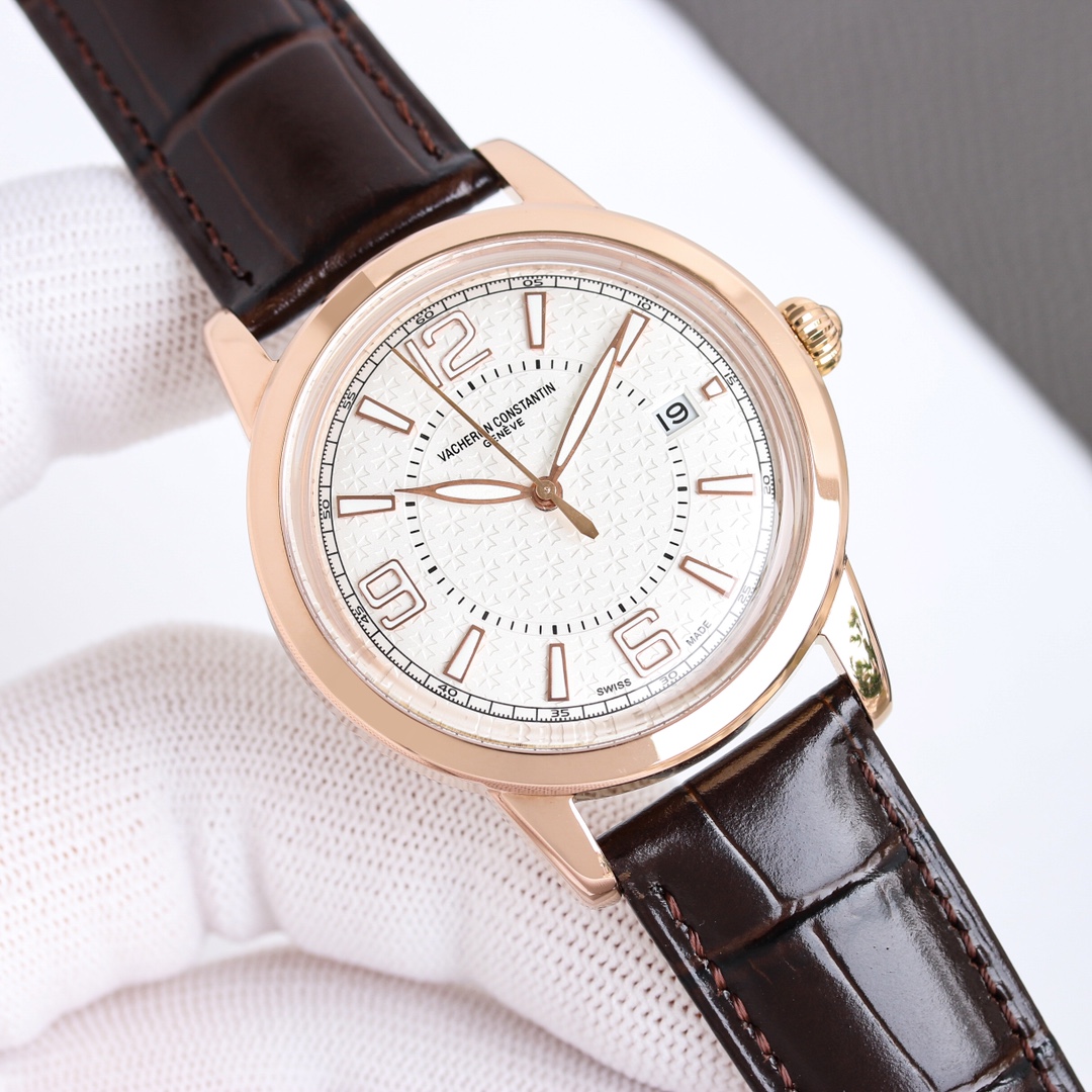 Vacheron Constantin Watch 40mm White / Gold - watch1956 - Image 4