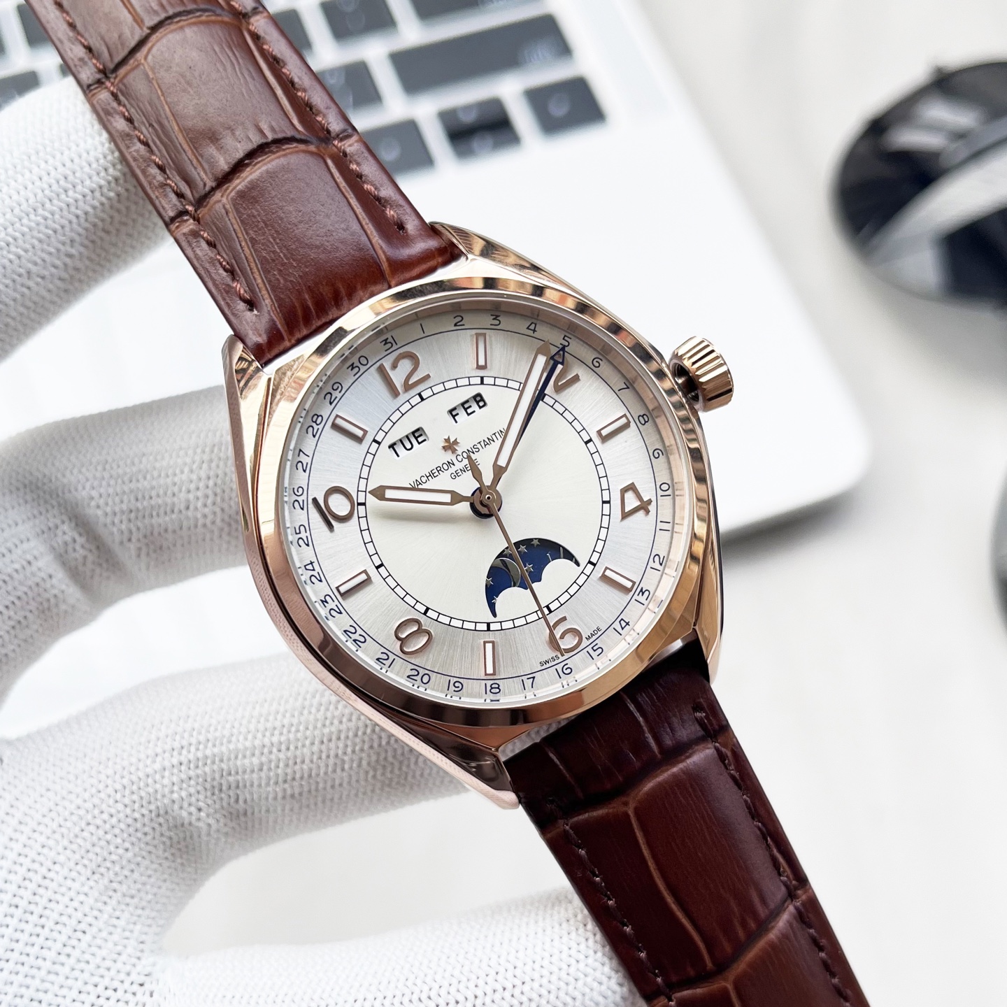 Vacheron Constantin Watch 40mm White / Silver - watch2015 - Image 4