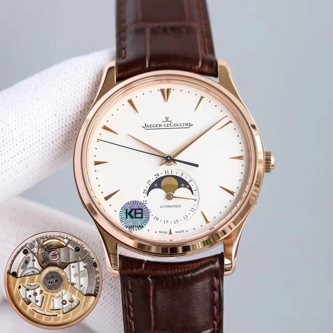 Jaeger-LeCoultre Watch 39mm White / Gold - watch2037 - Image 4