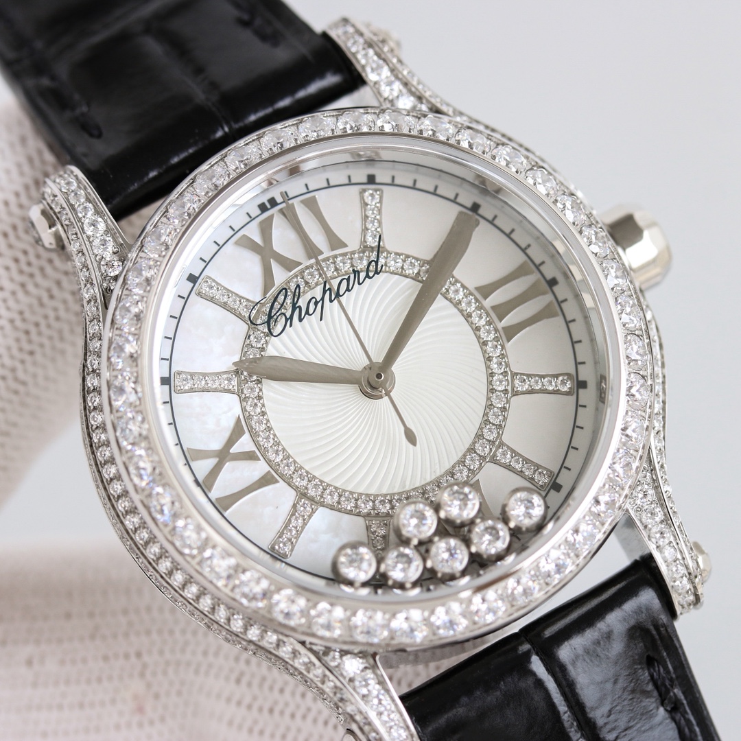 Classic Watch 36mm White / Rose Gold - watch2071 - Image 4