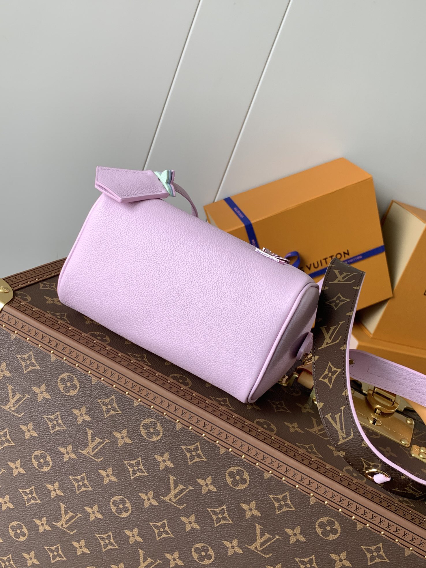 lv0361 Louis Vuitton spee Top Handle Bag with Dynamic Code - Image 4