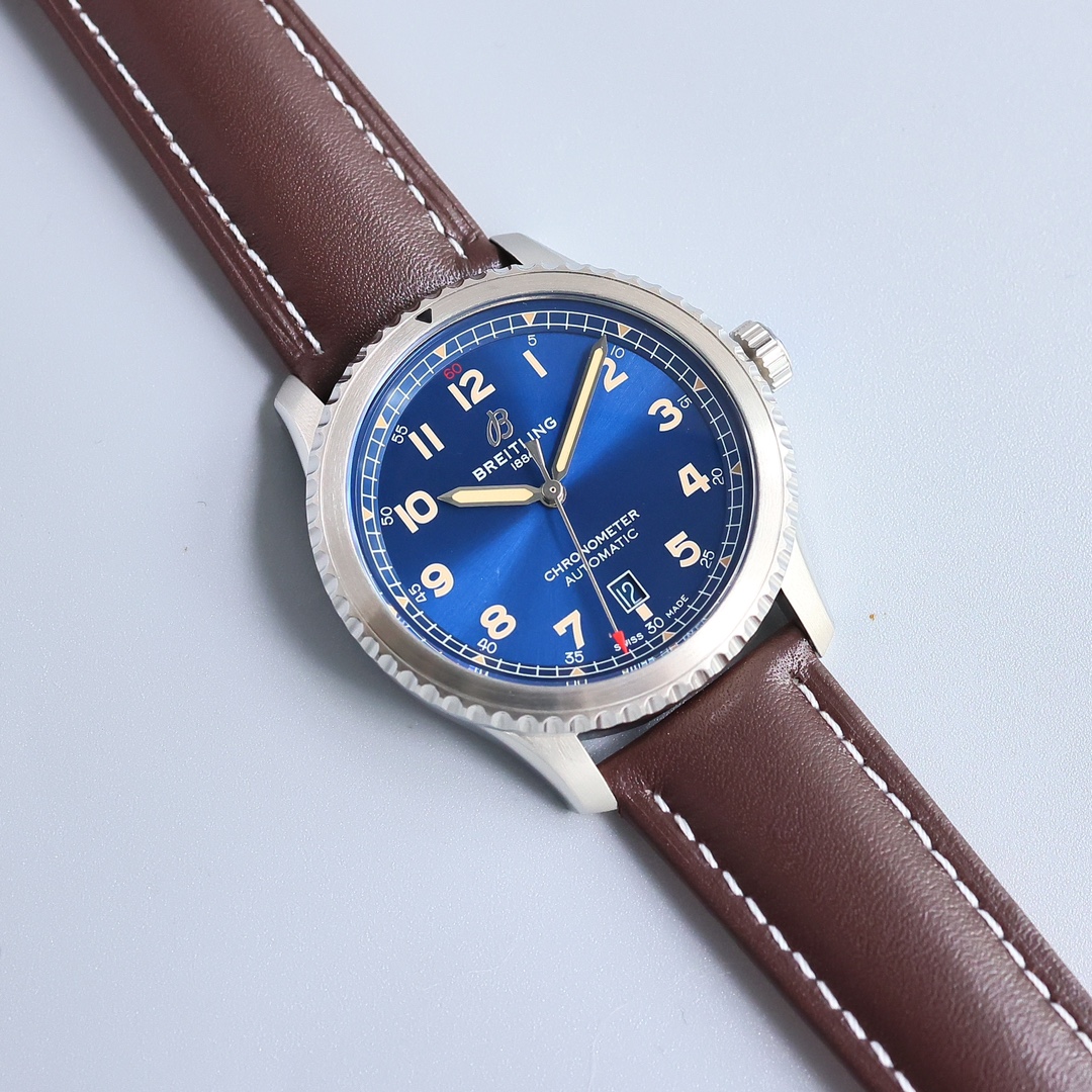 Breitling Pilot 41mm White / Silver - watch0011 - Image 5