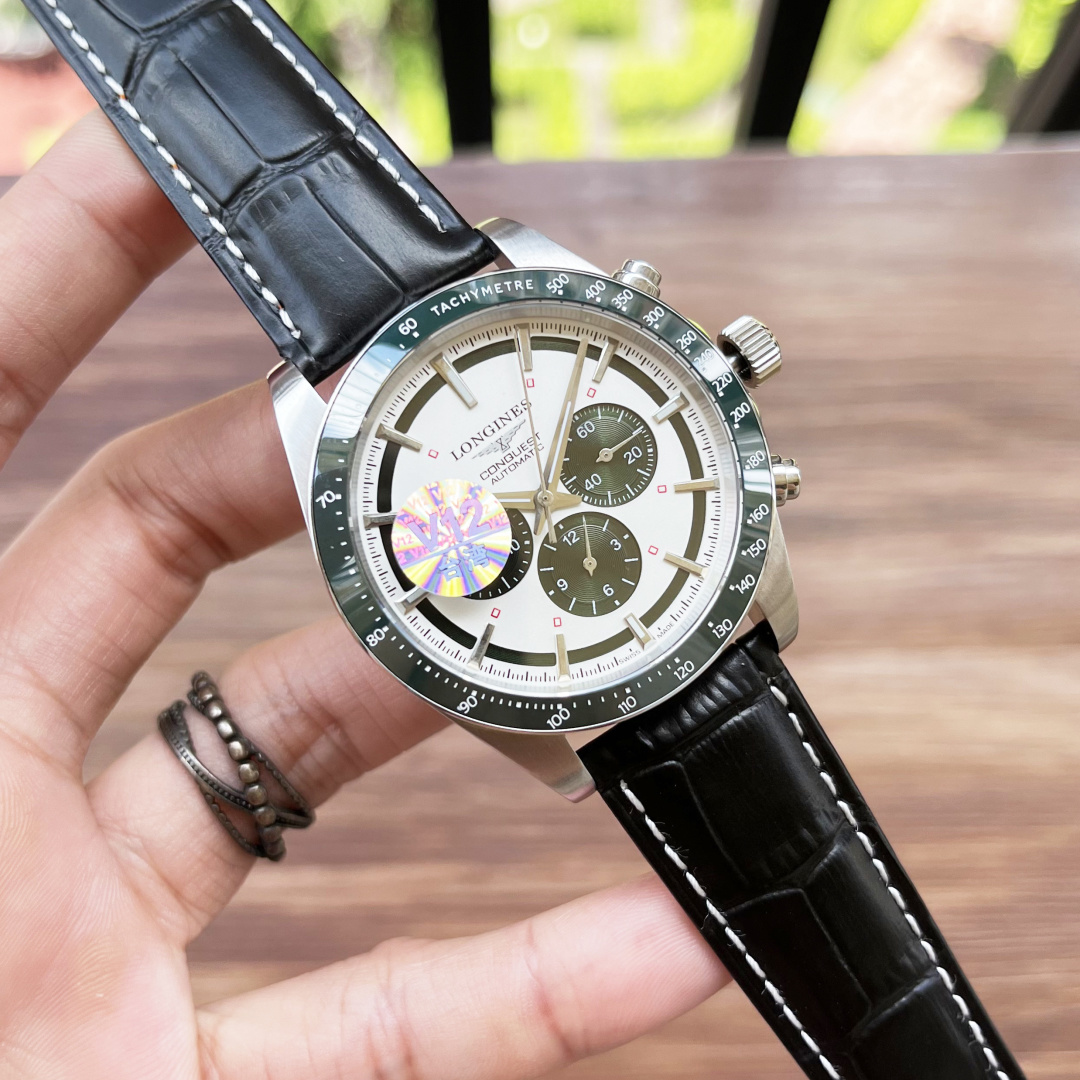 Longines Conquest 42mm Black / Silver - watch0038 - Image 5