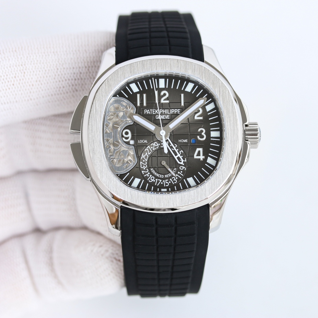 Patek Philippe Aquanaut 40.8mm Black / White - watch0049 - Image 5