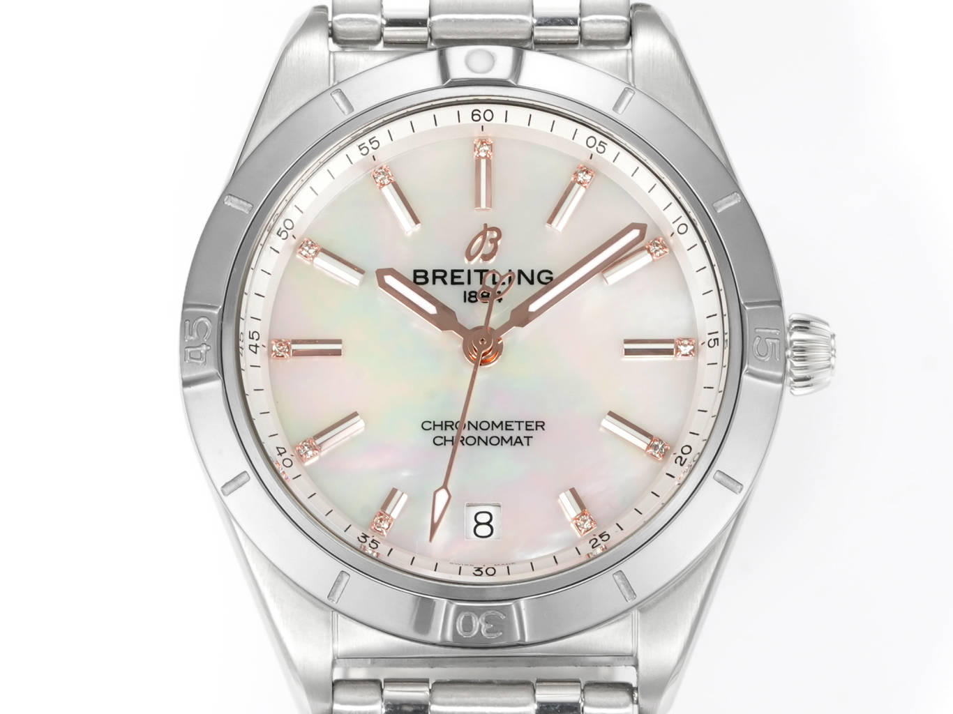 Breitling Watch 36mm Silver - watch0142 - Image 5