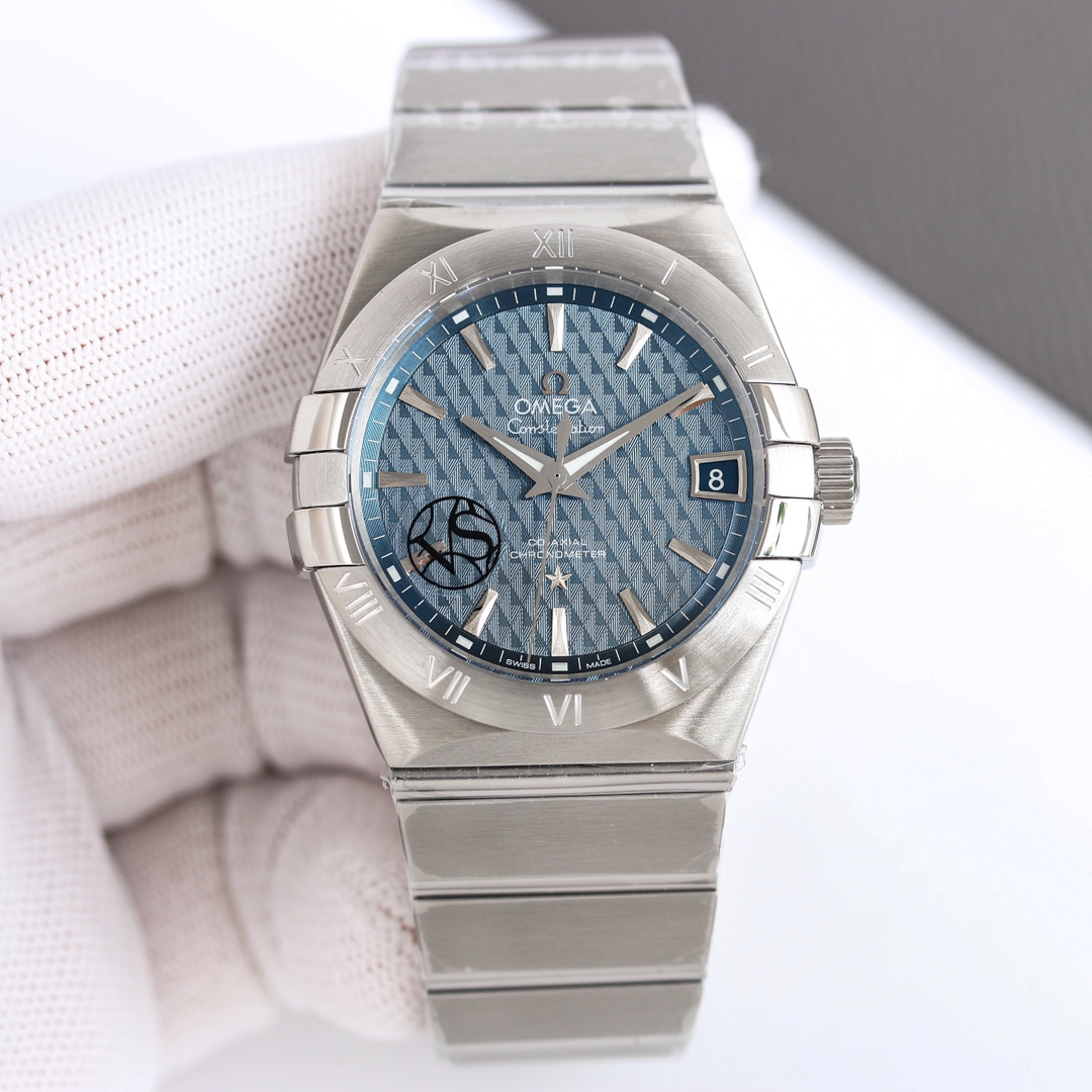 Omega Constellation 38mm Black / White - watch0189 - Image 5