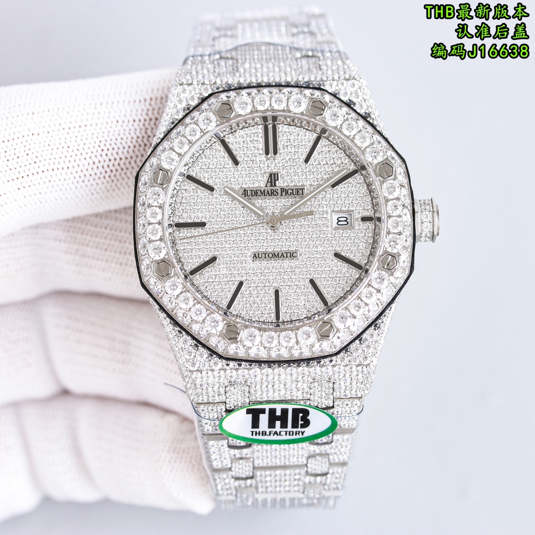 Audemars Piguet Royal Oak 41mm Silver - watch0196 - Image 5