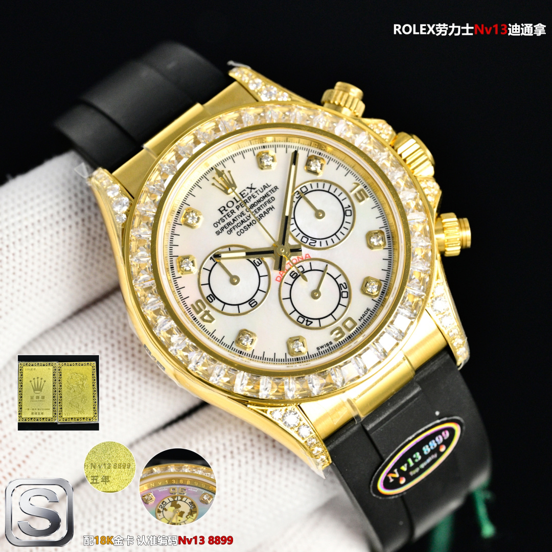 Rolex Daytona 40mm Silver - watch0202 - Image 5